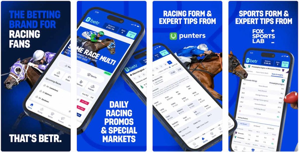 betr app screenshots