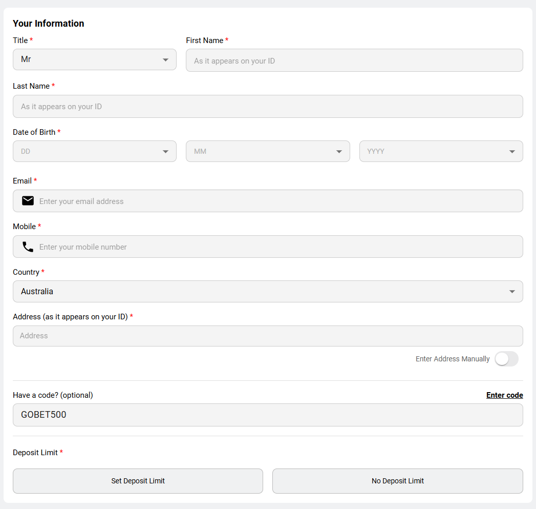 gobet500 elitebet affiliate code