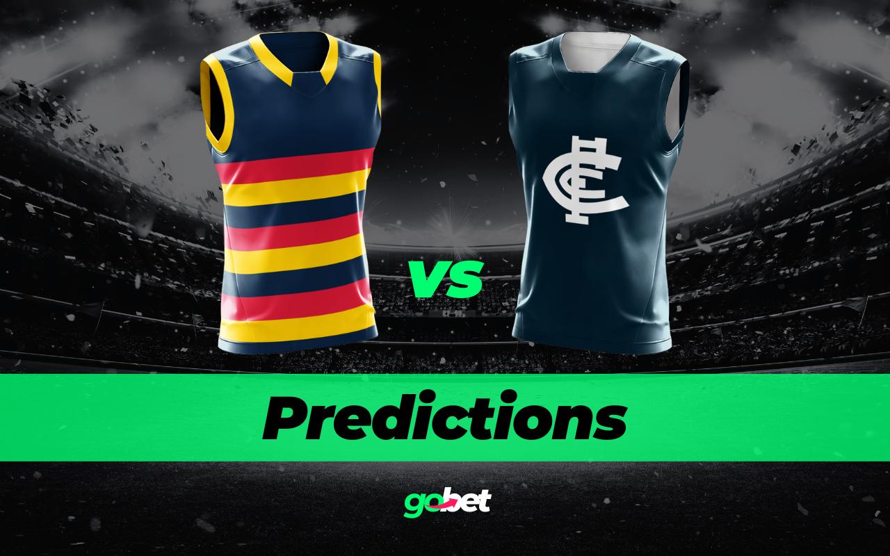gobet adelaide vs carlton afl tips