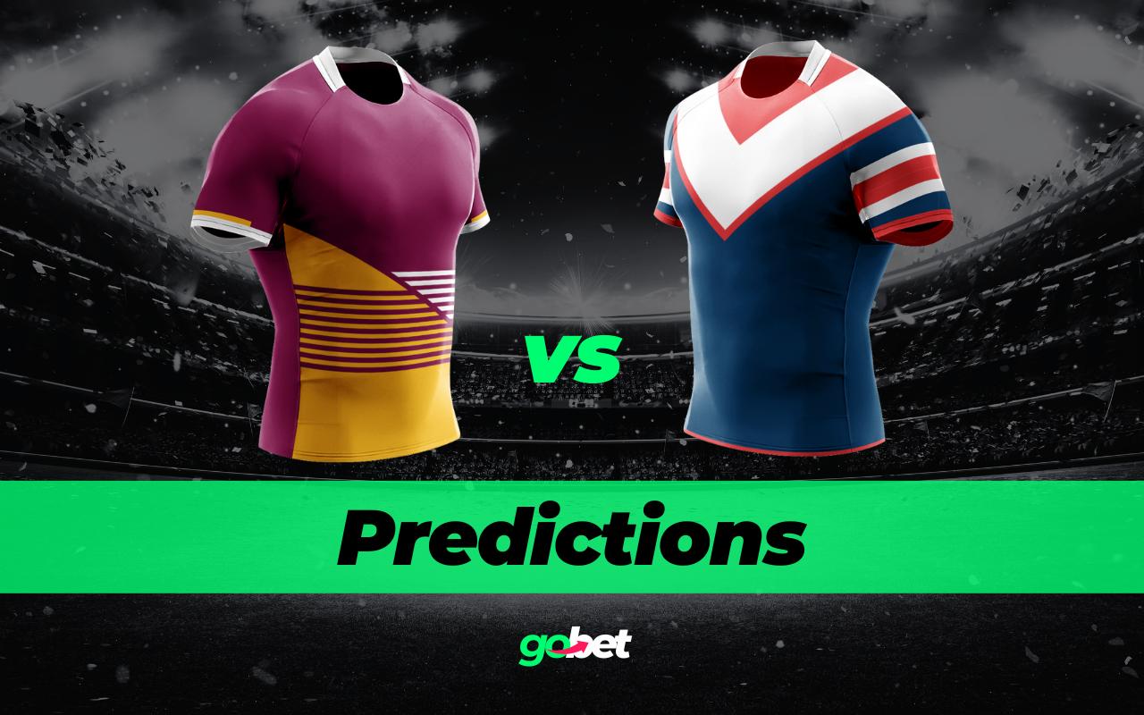 gobet broncos vs roosters nrl predictions