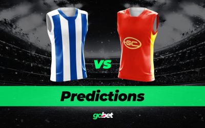 gobet north melbourne vs gold coast afl predictions