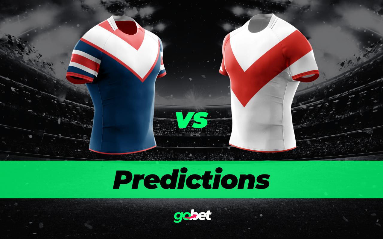 gobet roosters vs dragons nrl tips