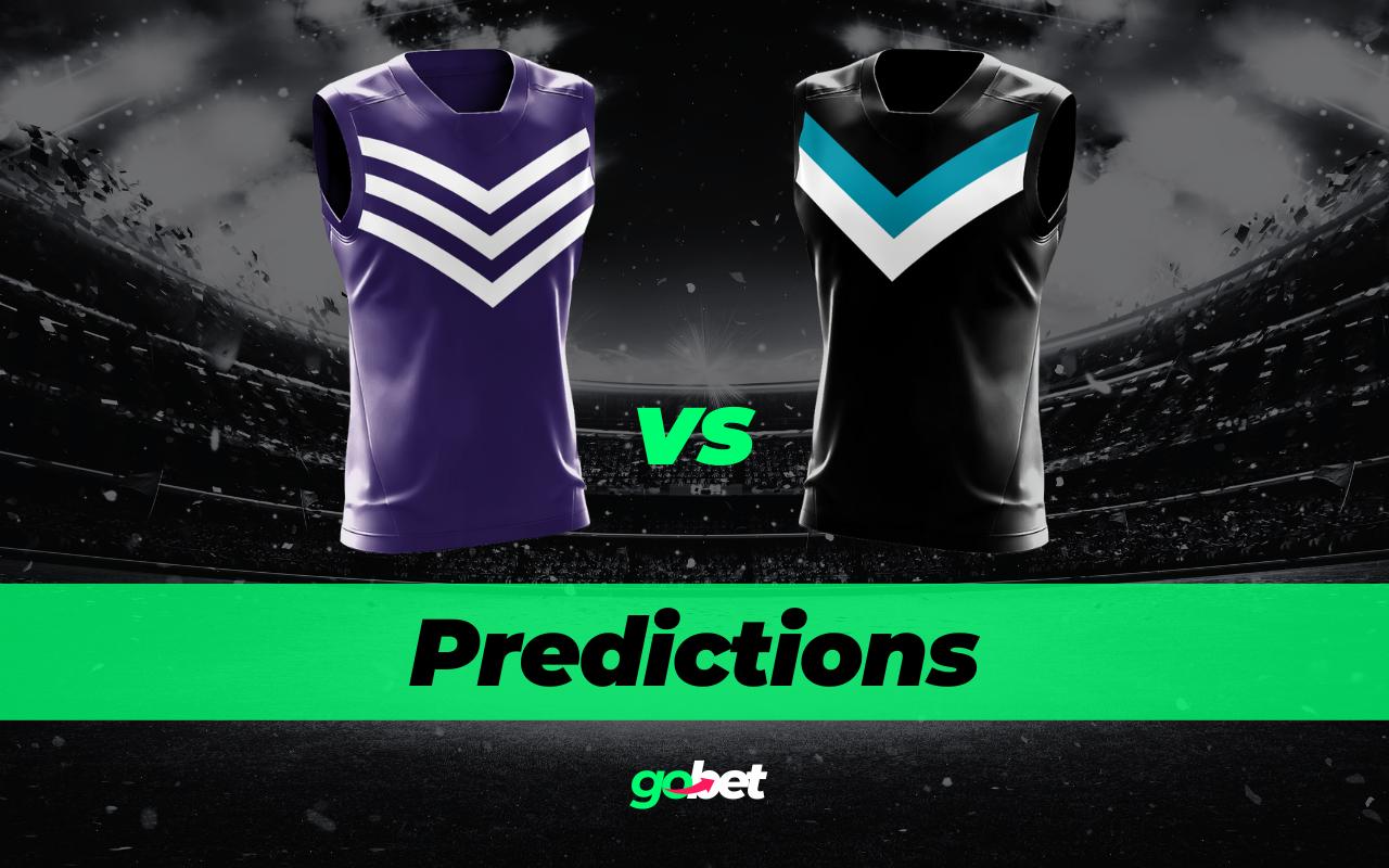 gobet fremantle vs port adelaide afl tips