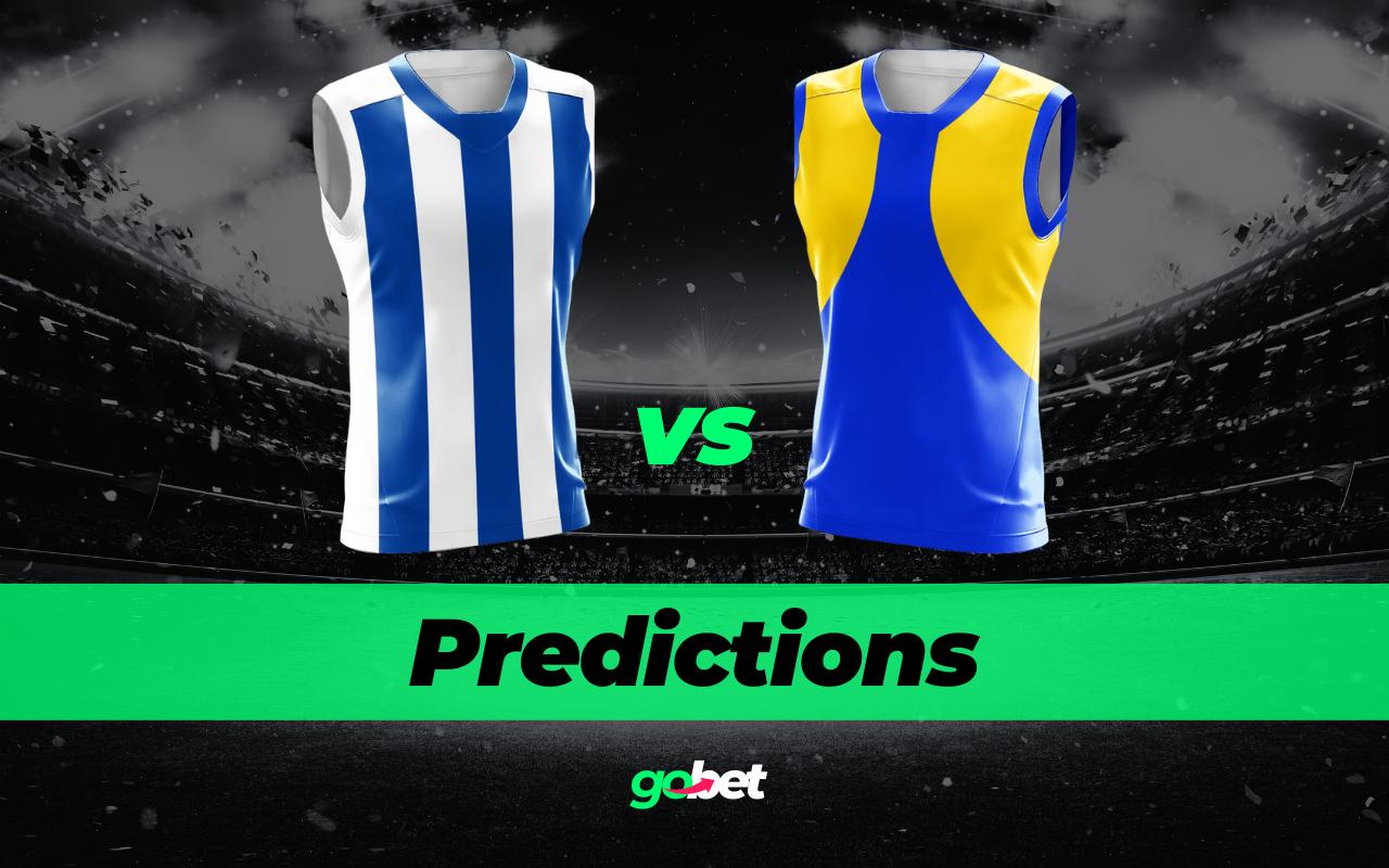 gobet north melbourne vs west coast afl tips