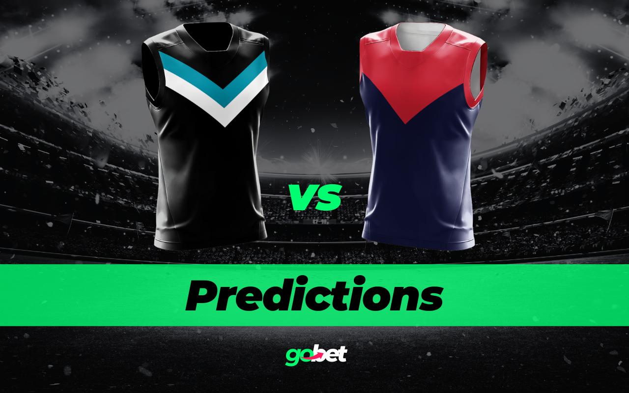 gobet port adelaide vs melbourne afl tips