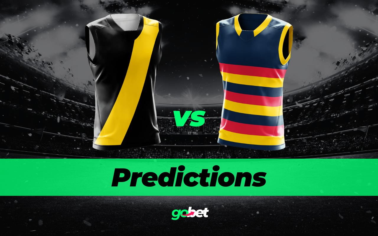 gobet richmond vs adelaide afl tips