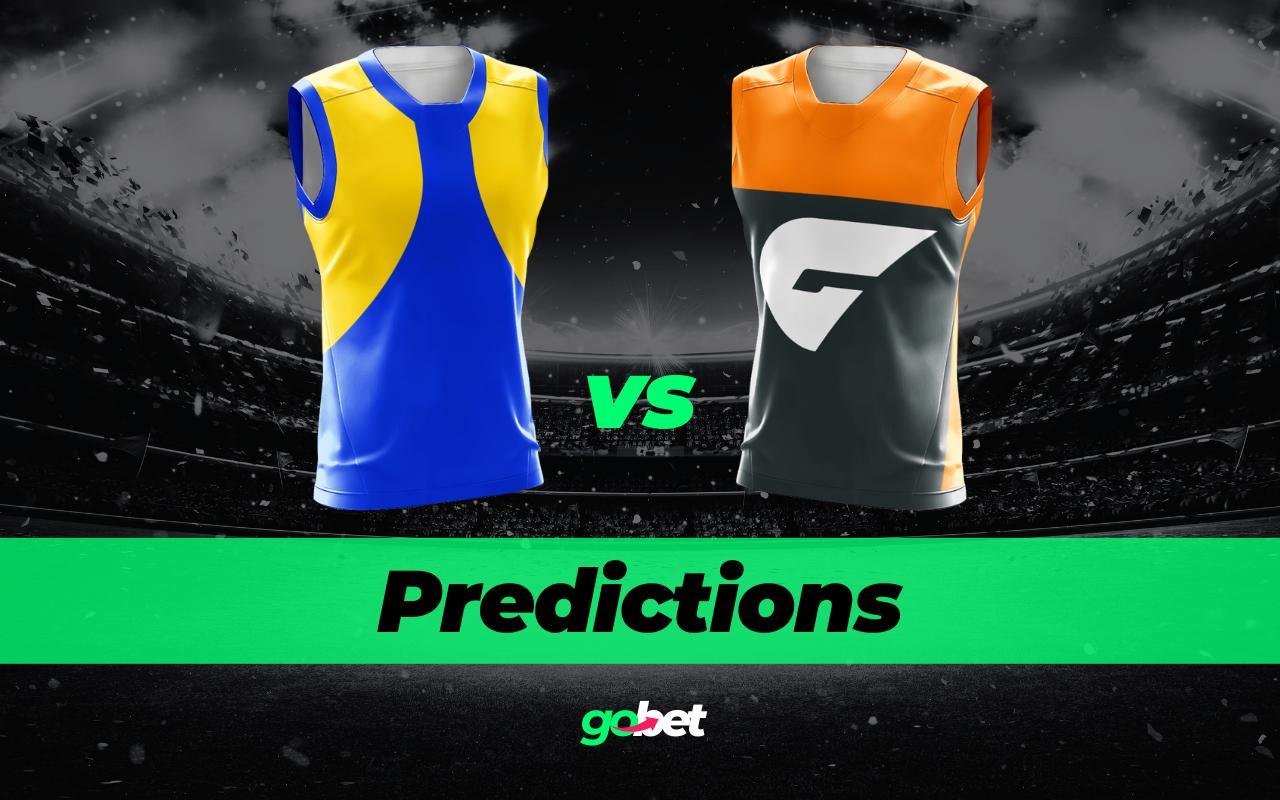 gobet west coast vs gws afl tips