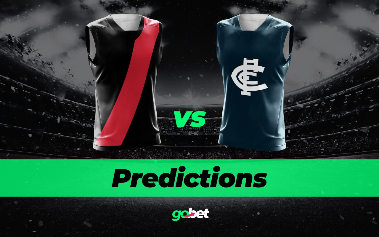 gobet essendon vs carlton afl tips