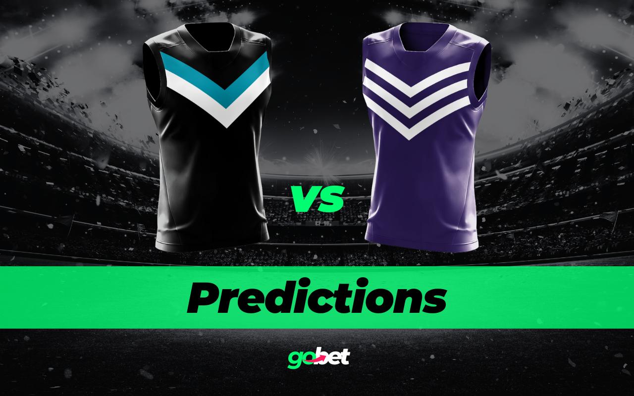 gobet port adelaide vs fremantle afl tips