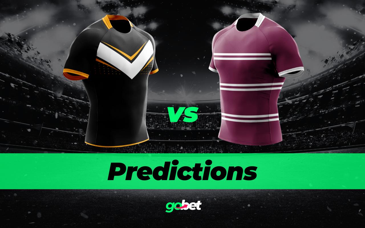 gobet wests tigers vs sea eagles nrl tips